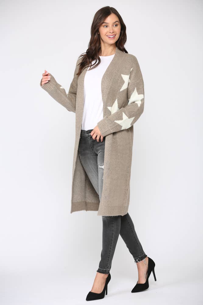 STANCIA STAR SWEATER JKT