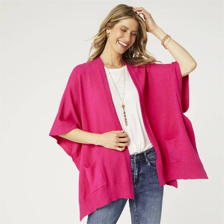 Cardi w/ Pocket Blk