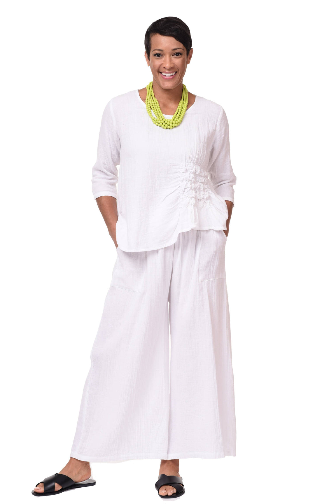 Tulip Clothing - VCG365 Olga in White*: XL