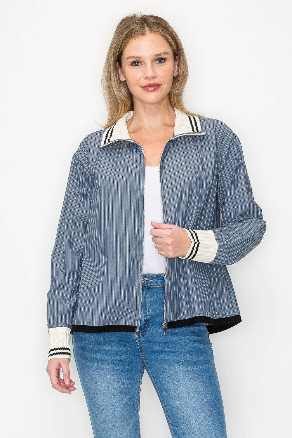 Jay Jacket: Denim / S