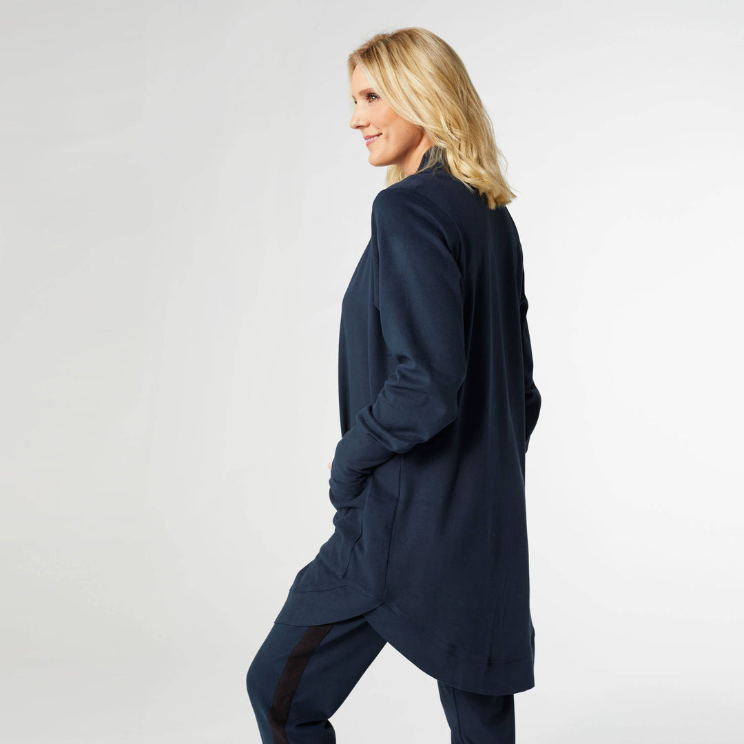 All Day Pocket Cardigan: Black / L/XL