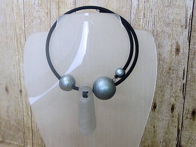 NKL 388 - C6 Mirador Memory Choker: Silver