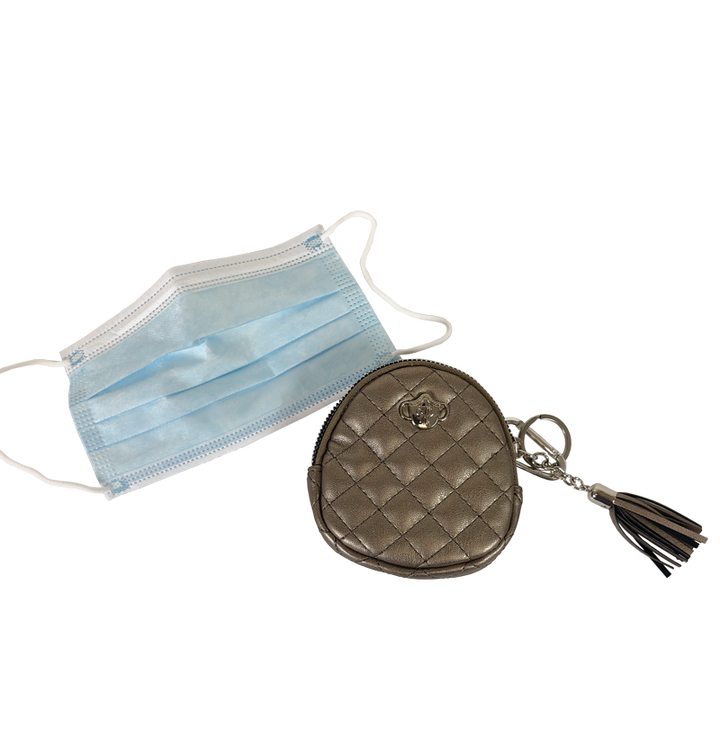 Small Accessories Holder - Bronze Quilted