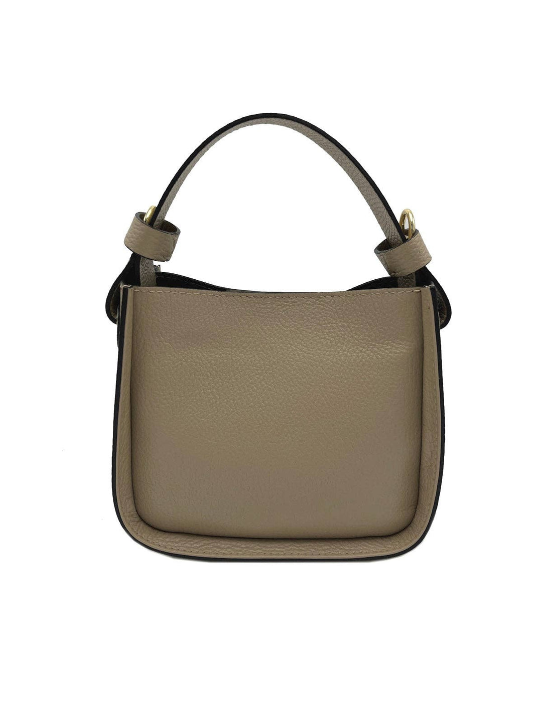 leather bag, Made in Italy, 112303: Blk
