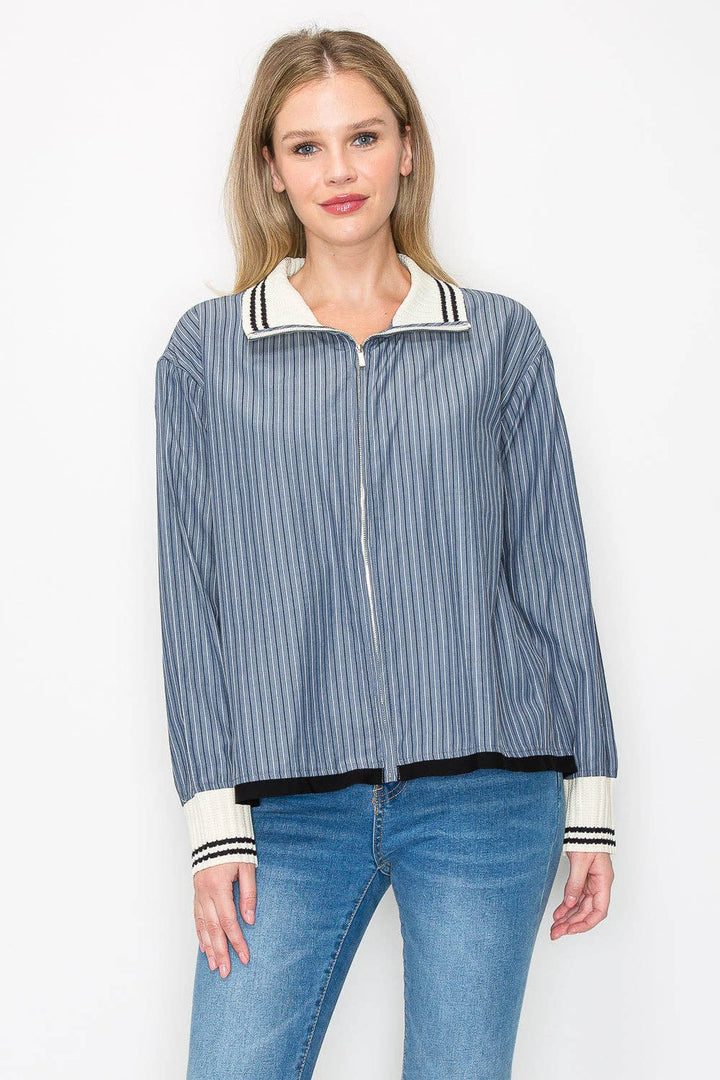 Jay Jacket: Denim / S