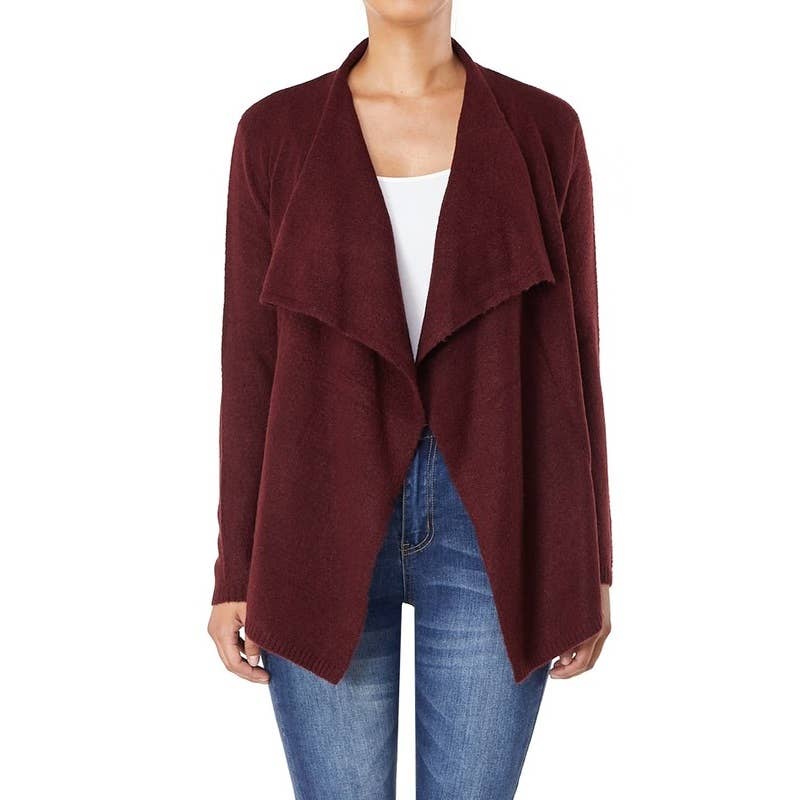 Sweater Cardigan MK8218: BLACK / S