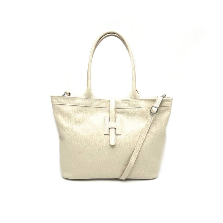 Leather bag, Made in Italy,112605: Camel
