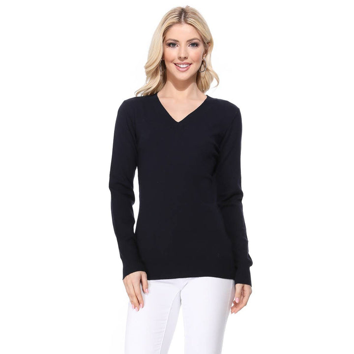 V-Neck Soft Sweater MK5501: NAVY / L