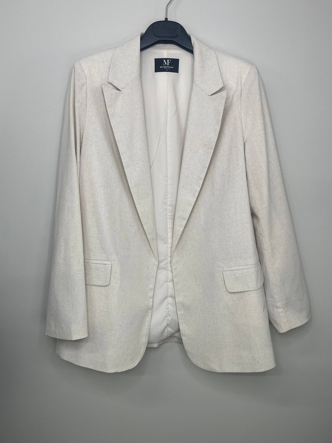 Blazer, Linen Natural, Gold Queen Bee: X-Large