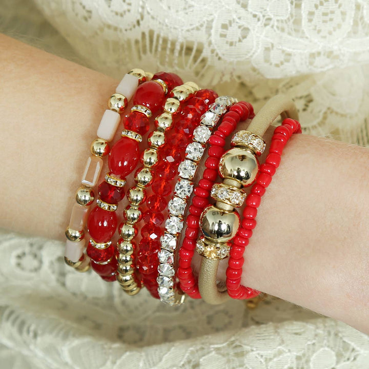 MULTI LINE BRACELET: BLACK