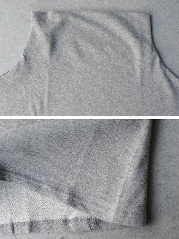 Black&Gray High Oversize T-Shirt: BLACK / L