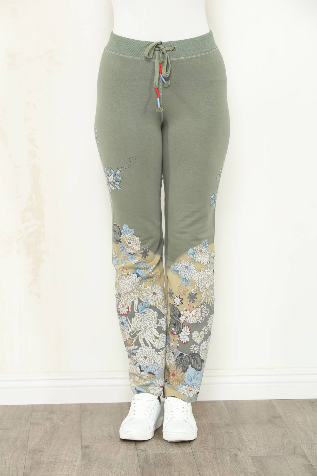 Chrysanthemum Pant: Basil / L