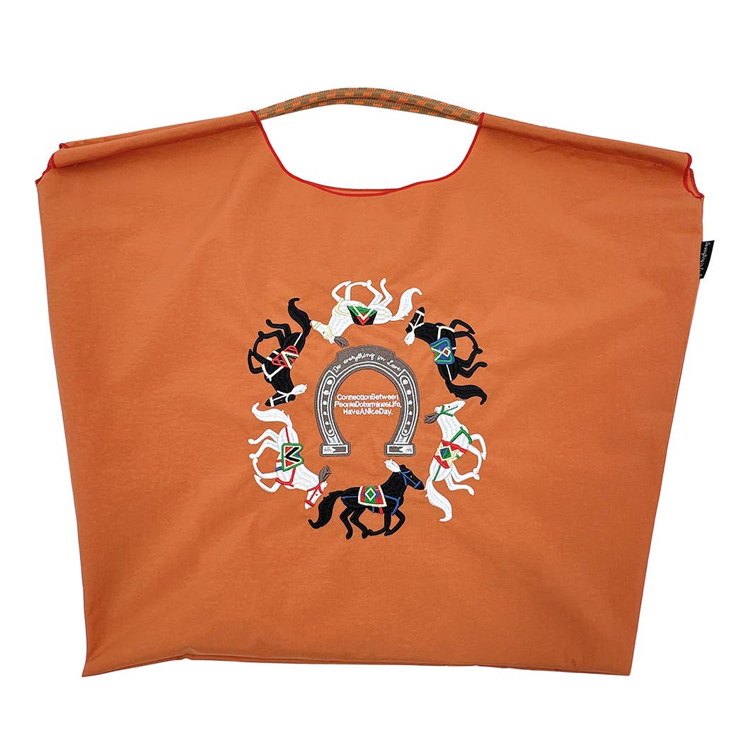 Horse Embroidery  Handbag : BGE