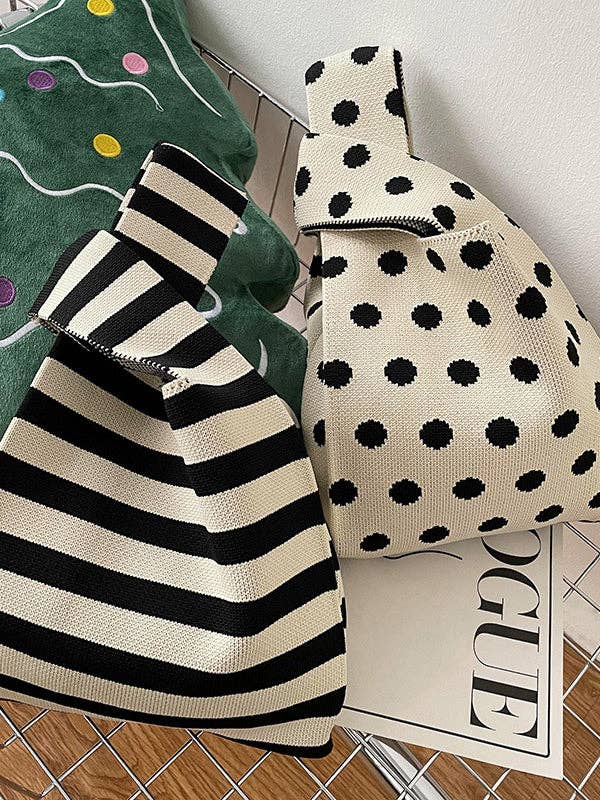 Striped Polka-Dot Bags