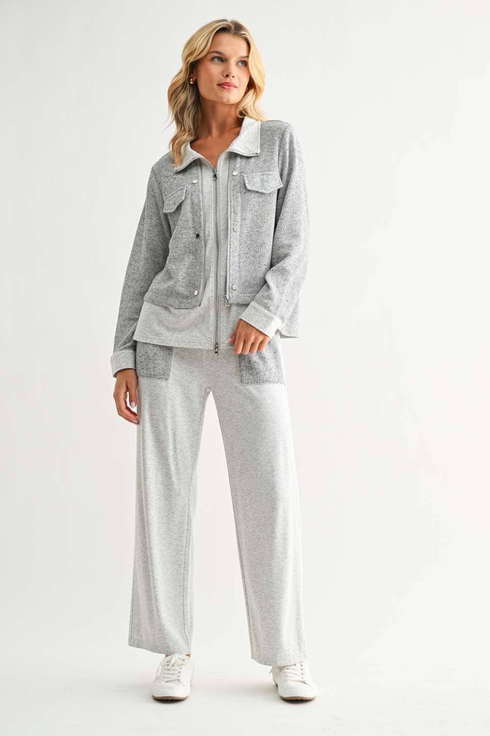 Jacob Jacket: Heather Grey / S