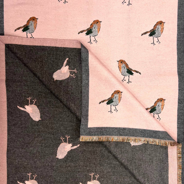 Robin Scarf Cashmere Navy