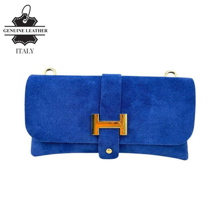 Brown Suede Italian Bag