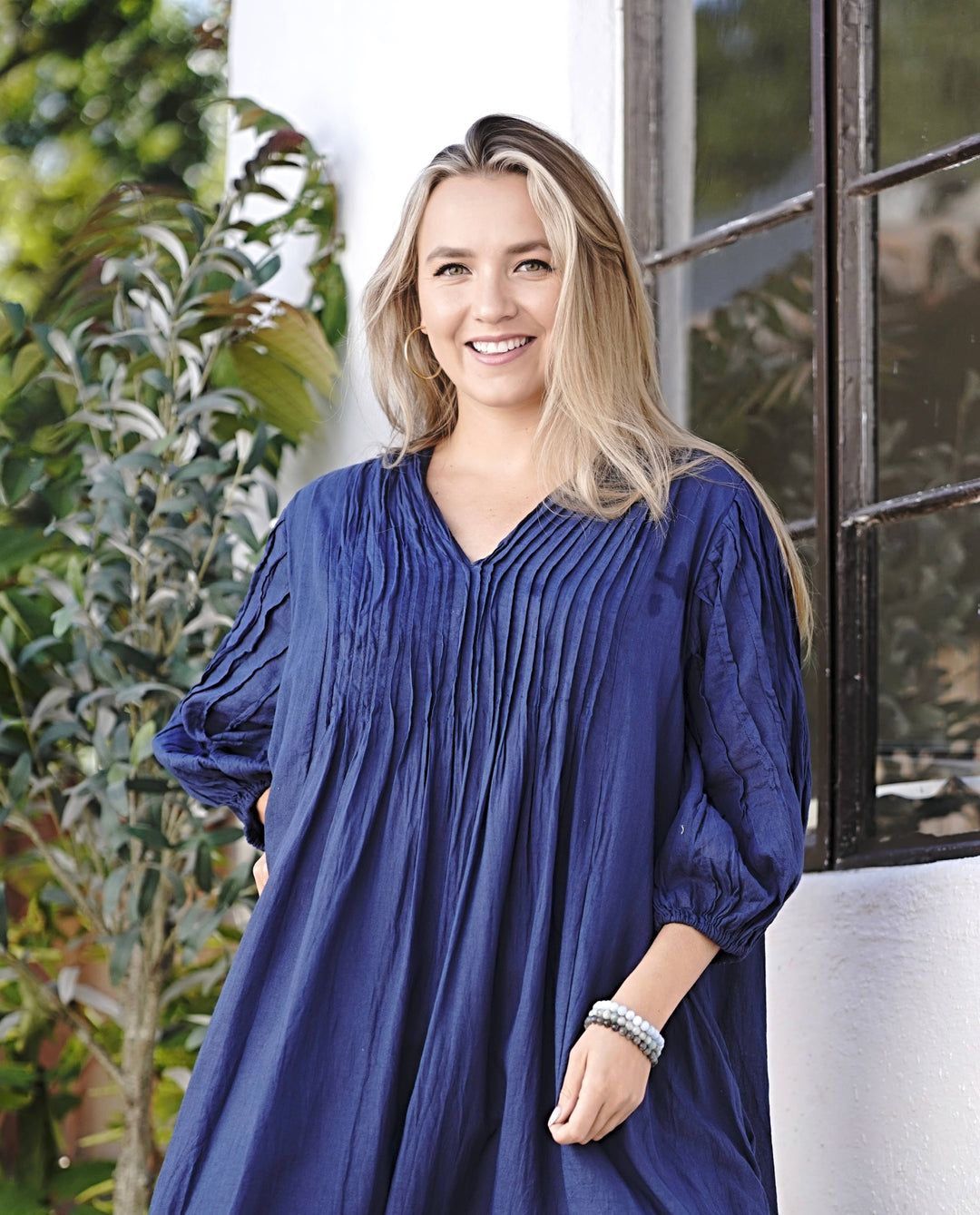 Zing Dress: Navy / S/M