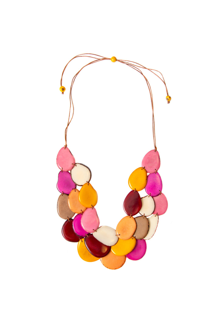 Amigas Necklace: Biscayne Bay/Royal Blue/Onyx Black