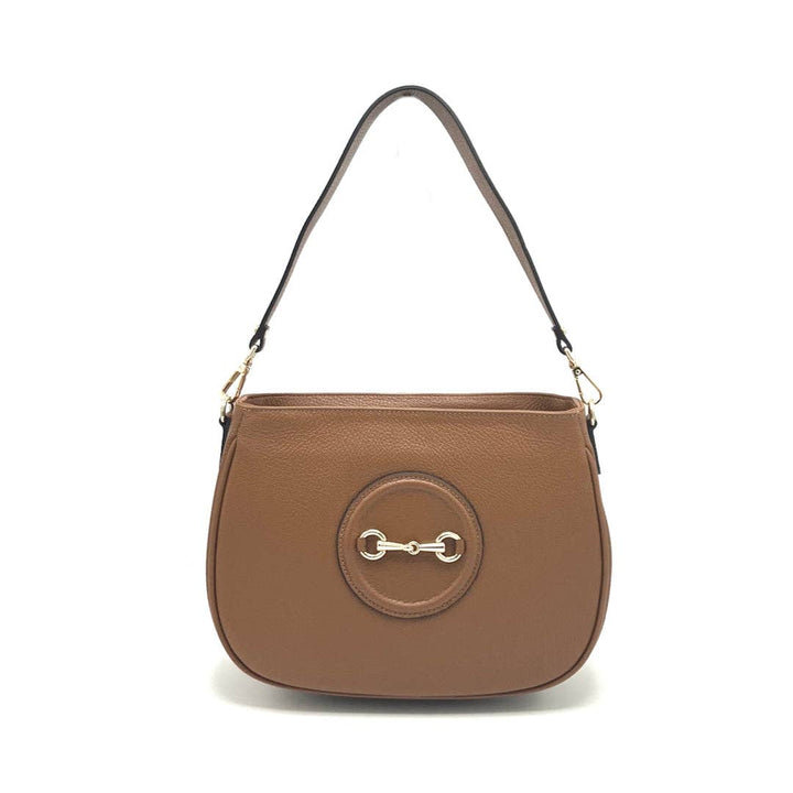 Leather bag, Made in Italy, 112627: Bordeaux