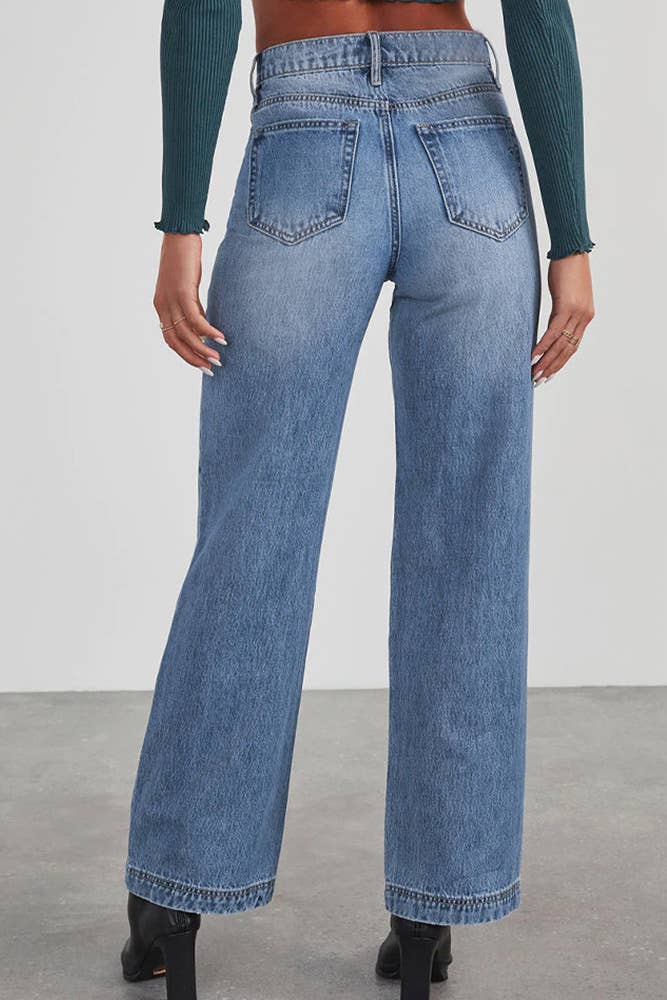 Wide Leg Denim/ L