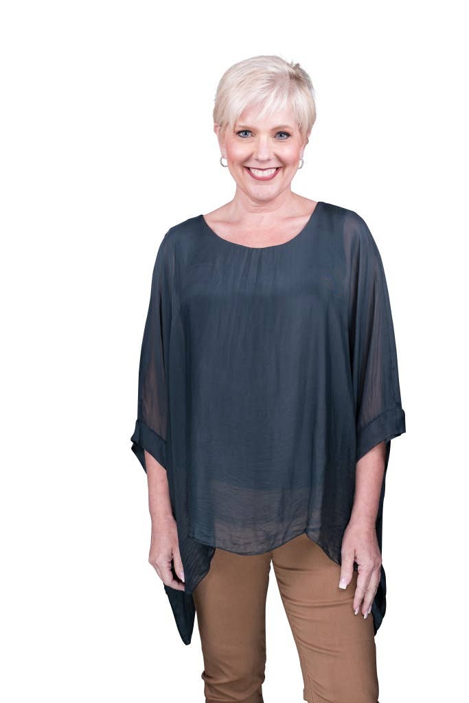 Silk Kaftan (BQ201):Army
