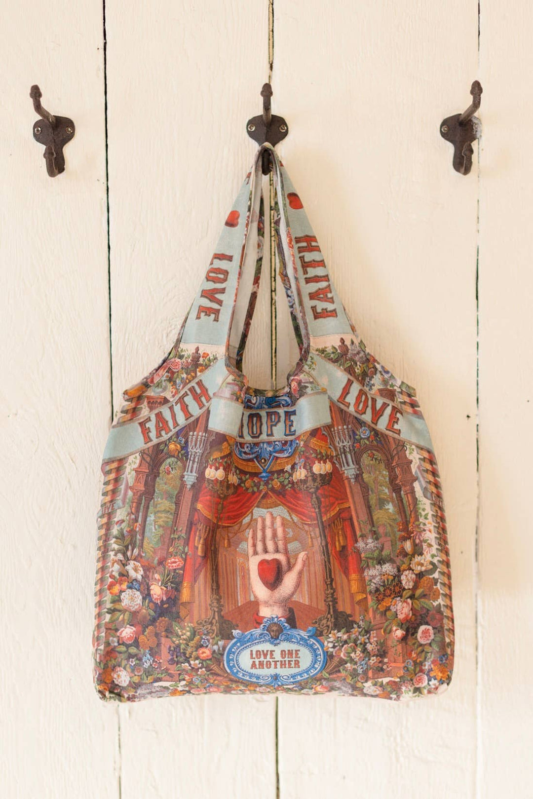 Love Language Heart  Linen Tote Bag