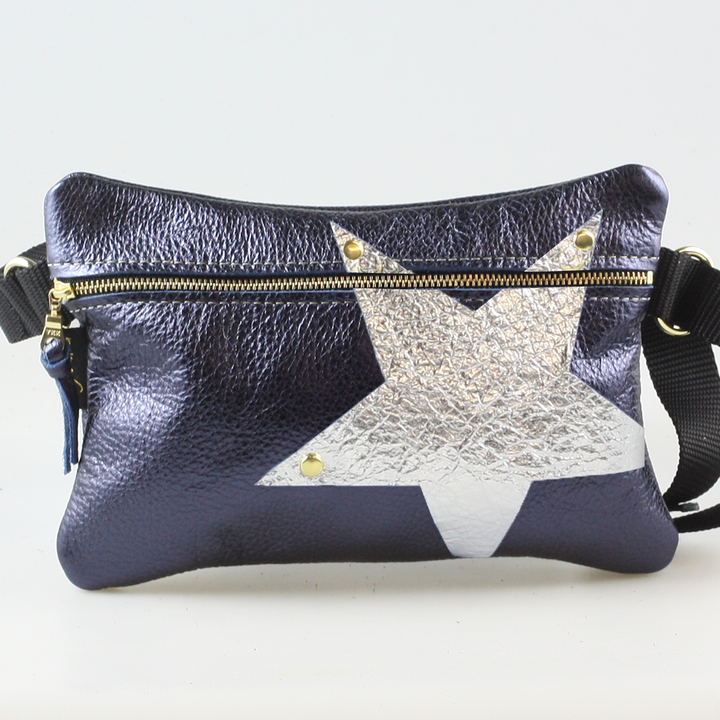 Metallic Vail Hipbag w/Star: Jet