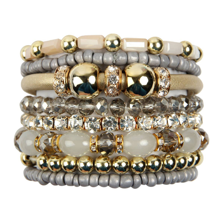 MULTI LINE BRACELET: BLACK