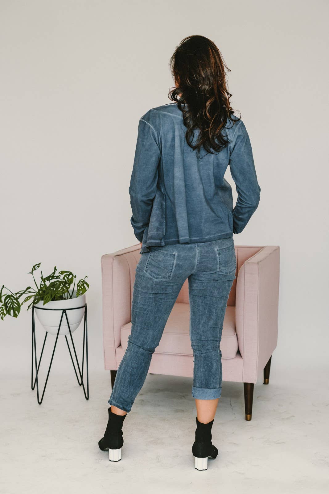 Stretch Jean Trim: Charcoal