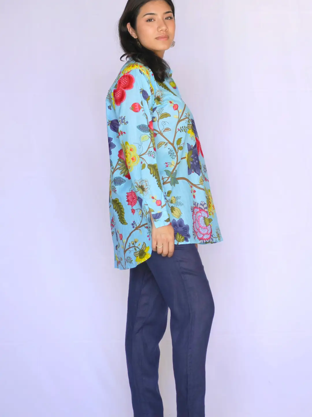 Anoushka  Top: Periwinkle / M