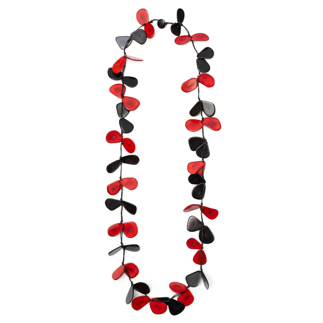 Slice Necklace: Onyx/Charcoal