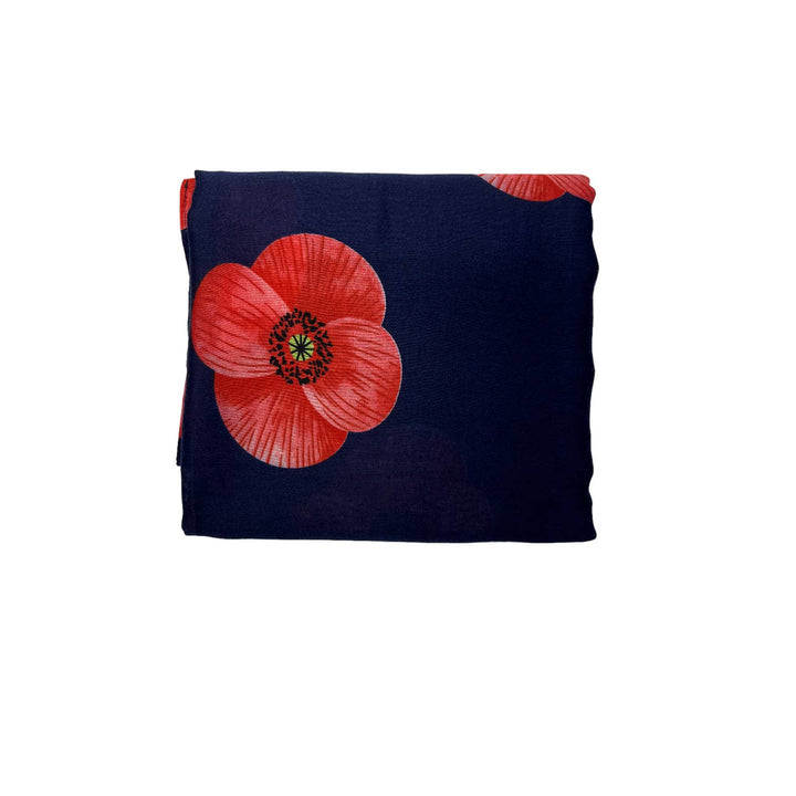 Poppy scarf: Navy