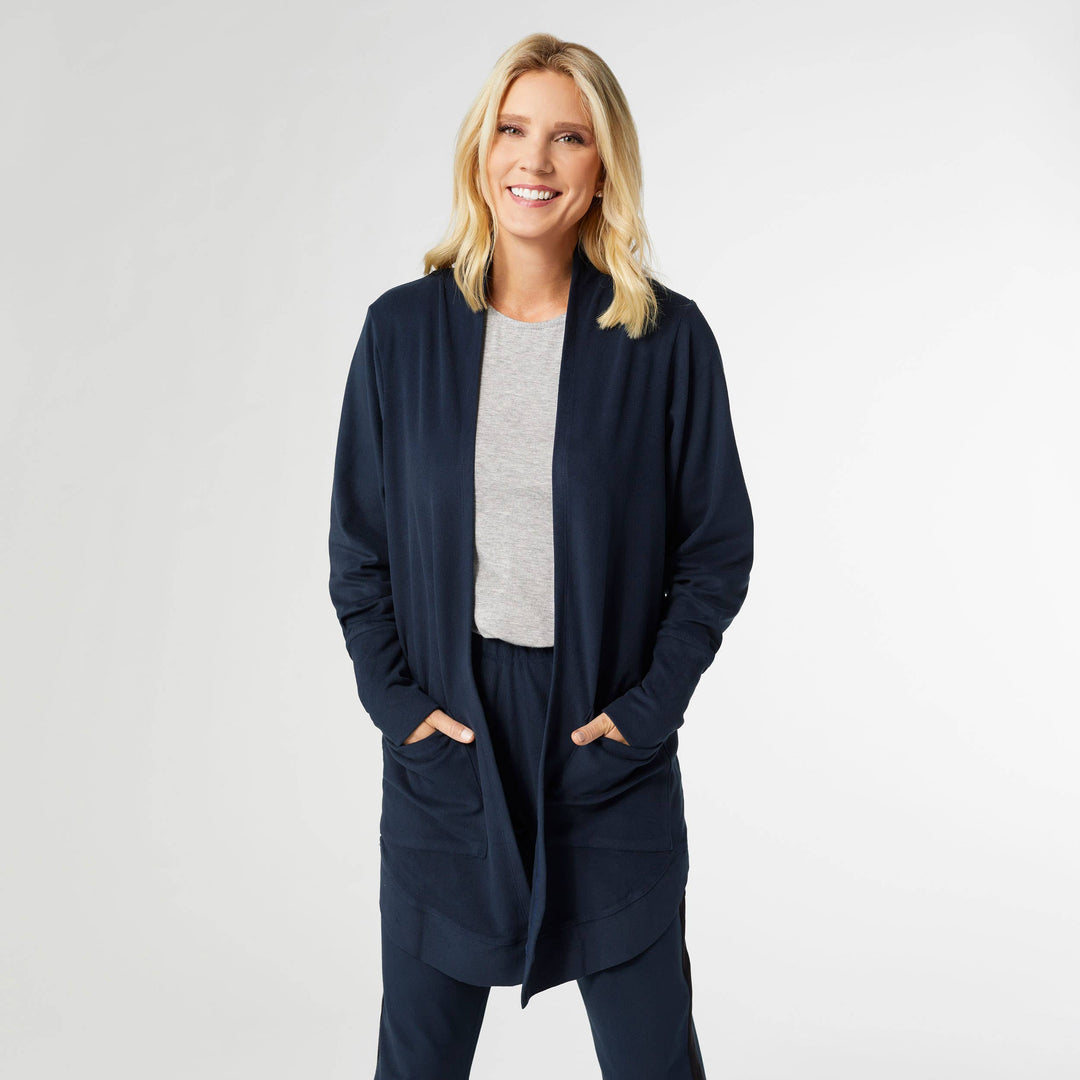 All Day Pocket Cardigan: Black / S/M