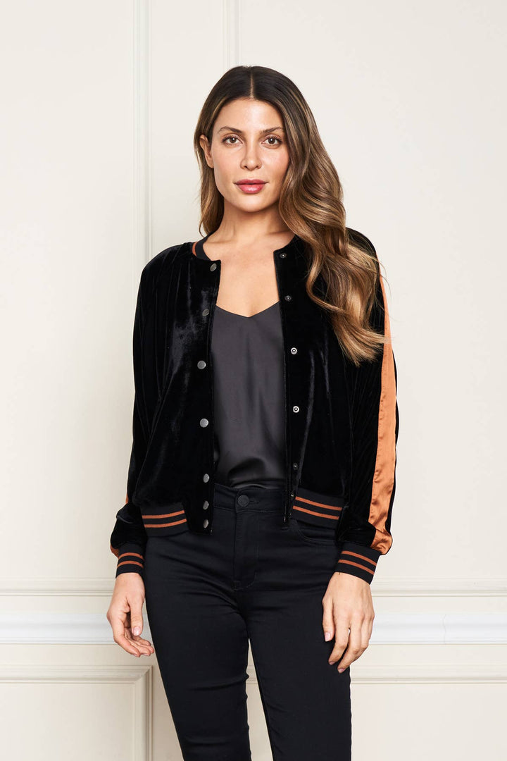 5714-MAJ  Velvet Baseball Jkt:/M