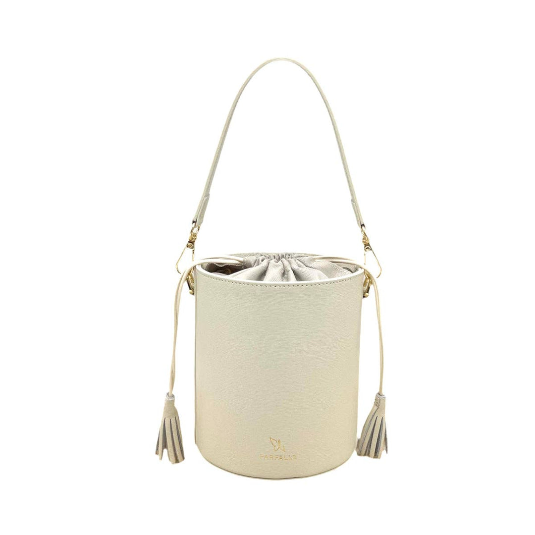 leather bucket bag, Made in Italy,112613: Red