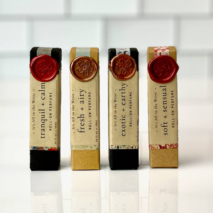 A Mandatory Activity, LLC - It's All in the Wrist Roll-on Perfume (5 Scents): Tranquil + calm