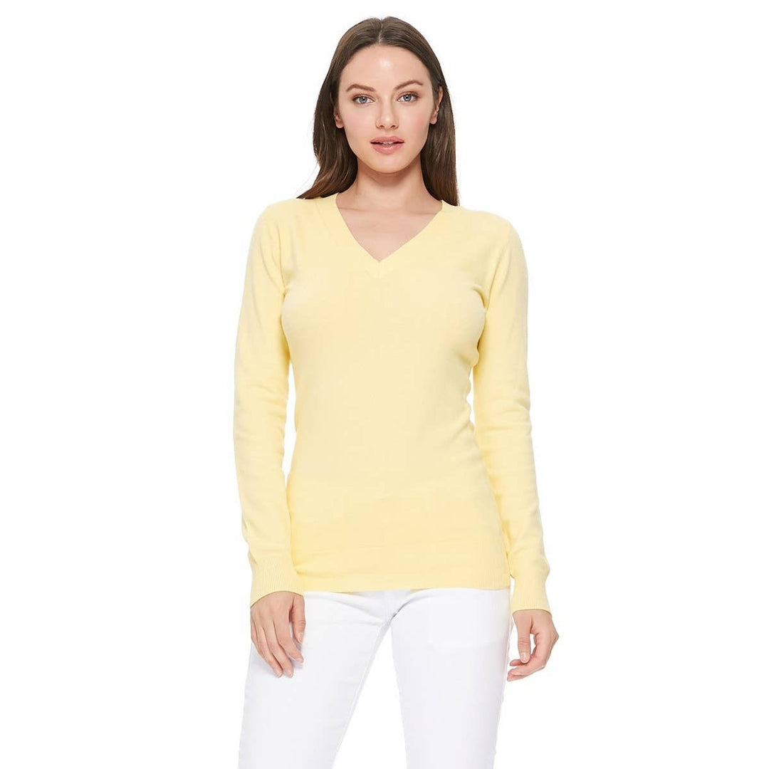 V-Neck Soft Sweater MK5501: NAVY / M