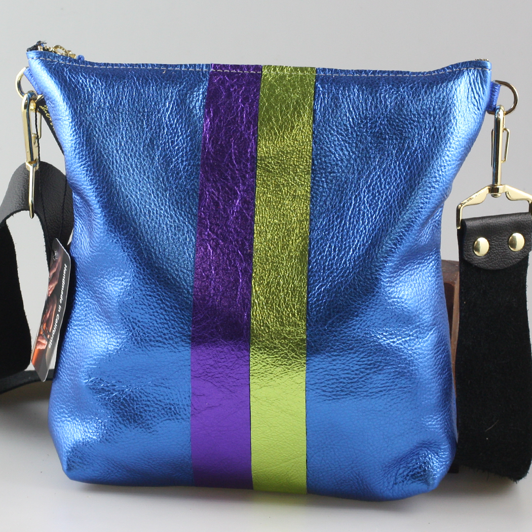 Graham Crossbody: Jet/Silver