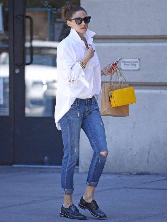 Sheer Trend - Long Sleeves Loose Letter Print Solid Color Split-Joint Lapel Blouses&shirts Tops: Letter Print / L