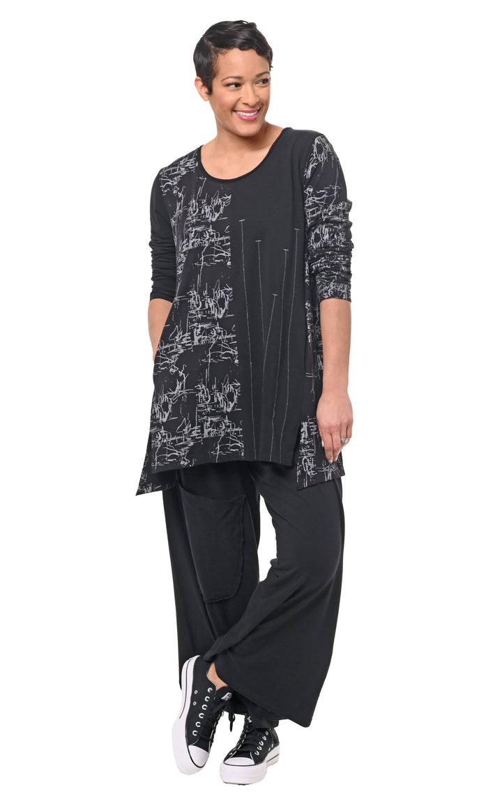 Tulip Clothing - L119 Jacynda in Black Etching*: XS