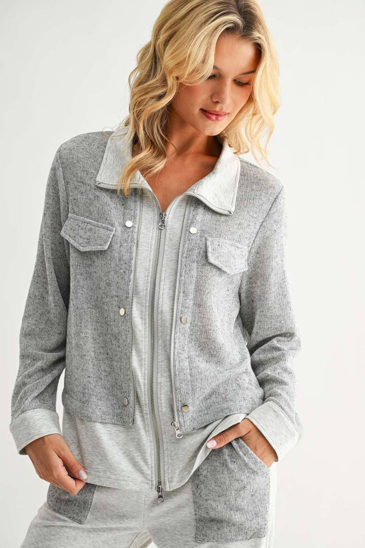 Jacob Jacket: Heather Grey / M