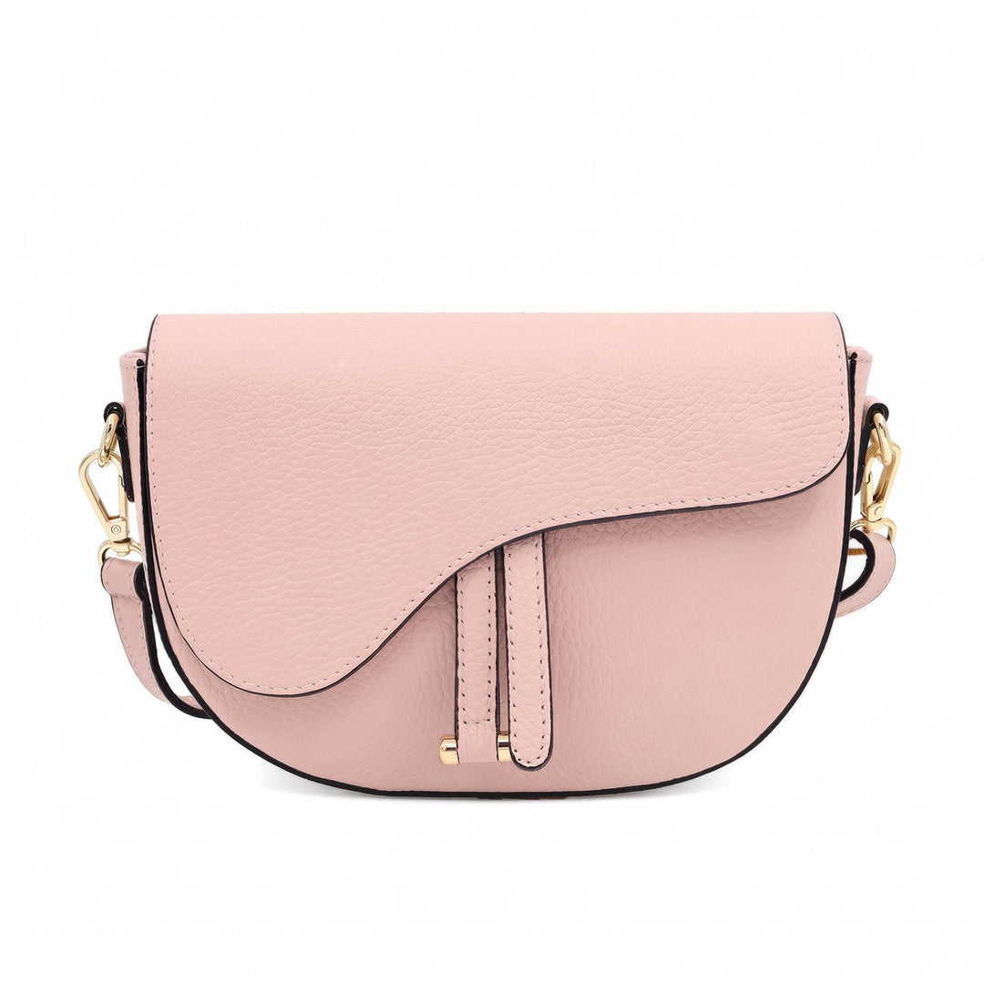 Leather Saddle Bag – Made in Italy: Nero