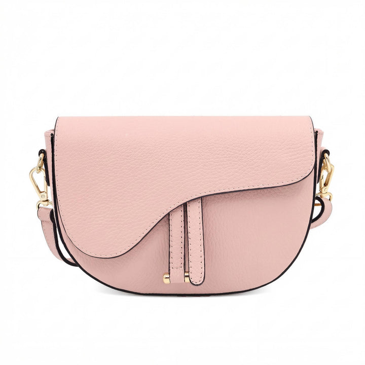 Leather Saddle Bag – Made in Italy: Nero