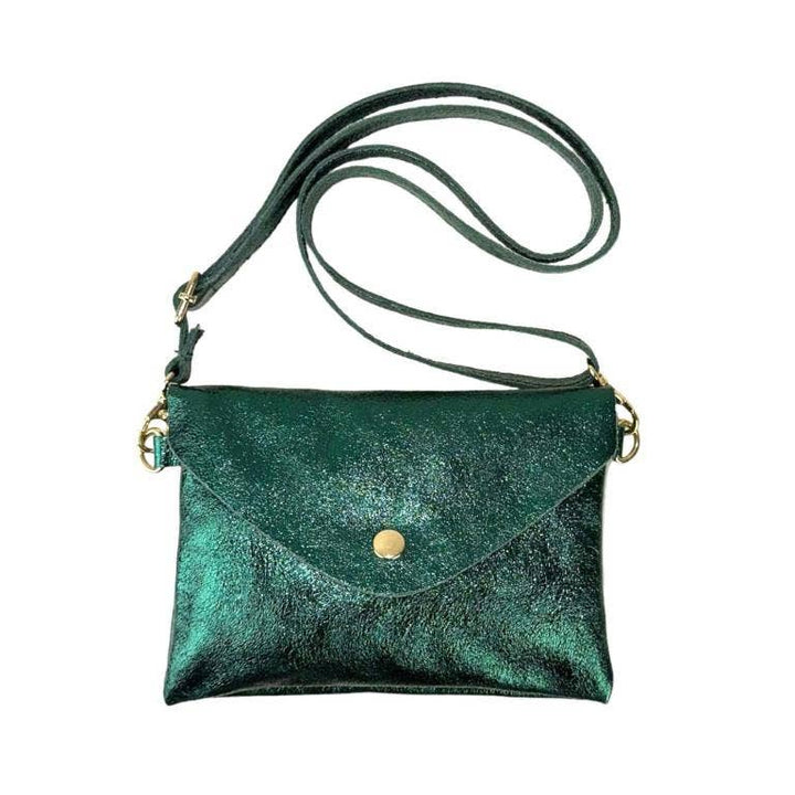 Leather Bag: Gold
