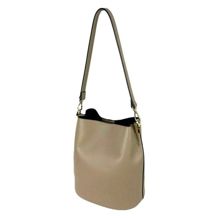 High Quality Italian Leather Shoulder Bag: Red