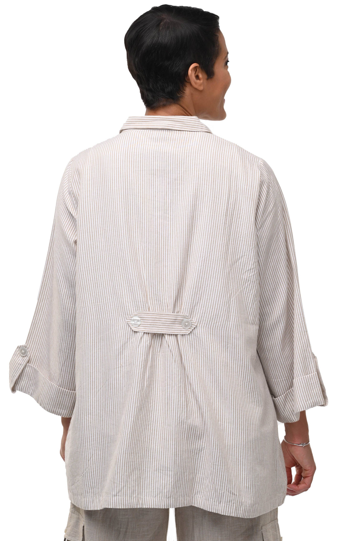 Tulip Clothing - CV1269 Leigh Jacket in Crockery Stripe*: XL
