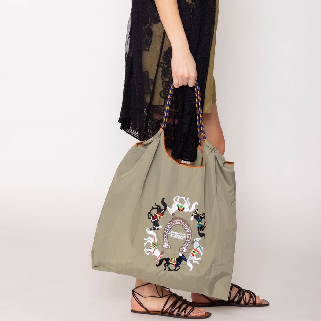 Horse Embroidery Handbag : ORA