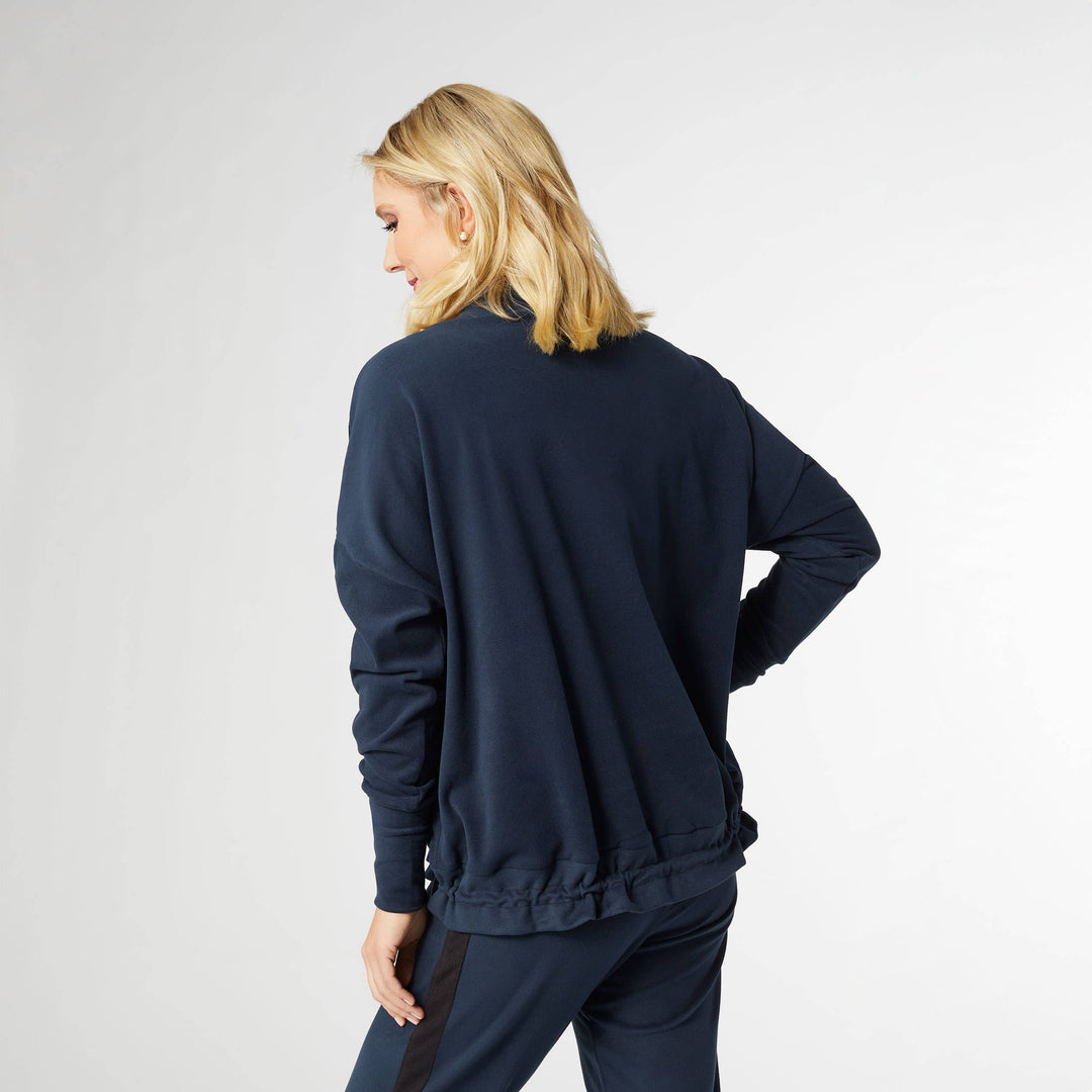 Weekend Brushed Tie Cowl: Grey / L/XL