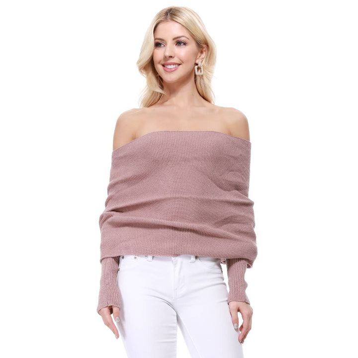 Bolero Sweater Top KC008: BLACK / ML